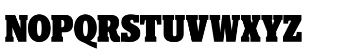 Polyphonic Condensed Black Font UPPERCASE
