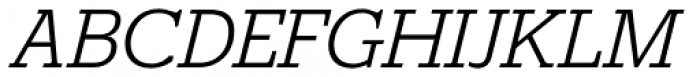 Polyphonic Light Italic Font UPPERCASE
