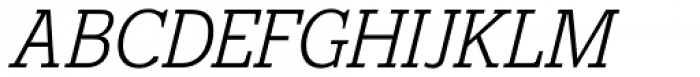 Polyphonic Narrow Light Italic Font UPPERCASE