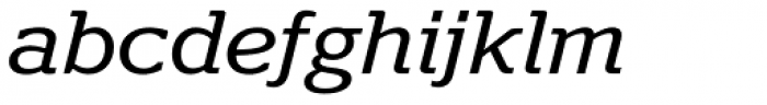 Polyphonic Wide Italic Font LOWERCASE