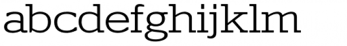 Polyphonic Wide Light Font LOWERCASE