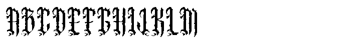 Pomenteva Rough Font UPPERCASE