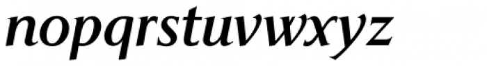 Pompei Pro Italic Font LOWERCASE