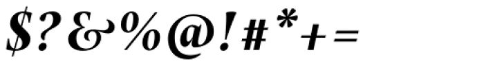 Pona Display Bold Italic Font OTHER CHARS