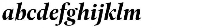 Pona Display Bold Italic Font LOWERCASE