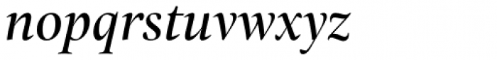 Pona Display Medium Italic Font LOWERCASE