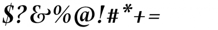 Pona Display SemiBold Italic Font OTHER CHARS