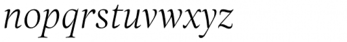 Pona Display Thin Italic Font LOWERCASE