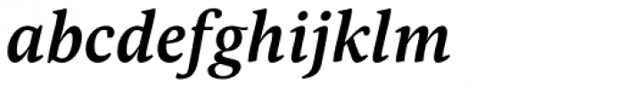 Pona SemiBold Italic Font LOWERCASE