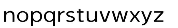 Ponder Regular Font LOWERCASE