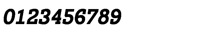 Ponent Black Italic Font OTHER CHARS