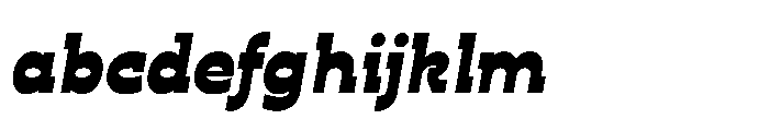 Ponent Black Italienne Italic FONT