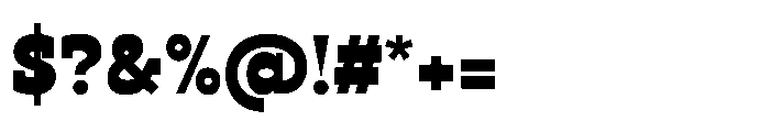Ponent Black Italienne Font OTHER CHARS