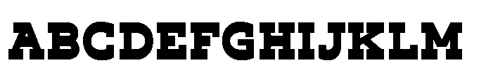 Ponent Black Italienne Font UPPERCASE