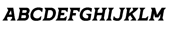 Ponent Black Lapidary Italic Font UPPERCASE