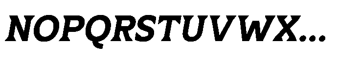 Ponent Black Lapidary Italic Font UPPERCASE