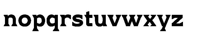 Ponent Black Lapidary Font LOWERCASE