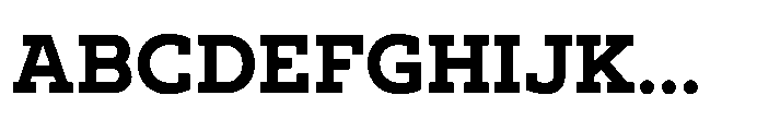 Ponent Black Font UPPERCASE