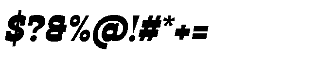 Ponent Bold Italienne Italic Font OTHER CHARS