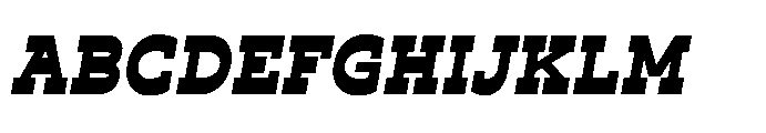 Ponent Bold Italienne Italic Font UPPERCASE