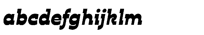 Ponent Bold Italienne Italic FONT