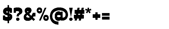 Ponent Bold Italienne Font OTHER CHARS