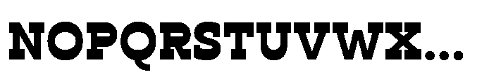 Ponent Bold Italienne Font UPPERCASE