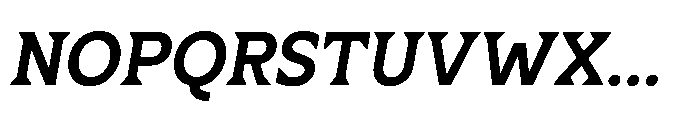 Ponent Bold Lapidary Italic Font UPPERCASE