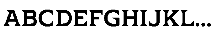 Ponent Bold Lapidary Font UPPERCASE