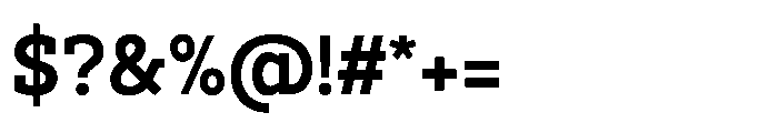 Ponent Bold Font OTHER CHARS