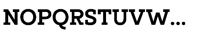 Ponent Bold Font UPPERCASE