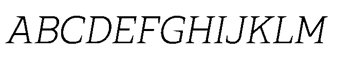 Ponent Book Lapidary Italic Font UPPERCASE