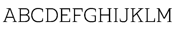 Ponent Book Lapidary Font UPPERCASE