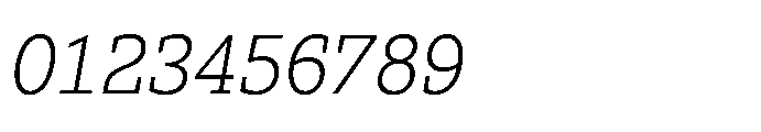 Ponent Book Serif Italic Font OTHER CHARS