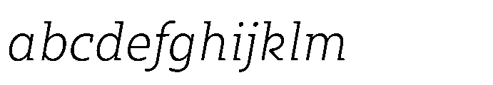 Ponent Book Serif Italic FONT
