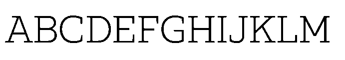 Ponent Book Serif Font UPPERCASE