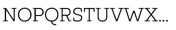 Ponent Book Serif Font UPPERCASE