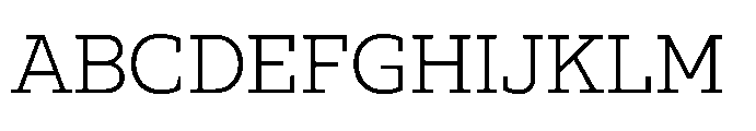 Ponent Book Font UPPERCASE