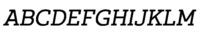 Ponent Italic VF Font UPPERCASE