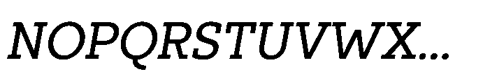 Ponent Italic VF Font UPPERCASE
