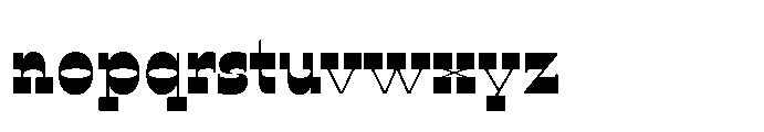 Ponent Light Italienne Font LOWERCASE