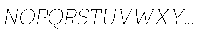 Ponent Light Lapidary Italic Font UPPERCASE