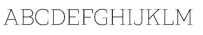 Ponent Light Lapidary Font UPPERCASE