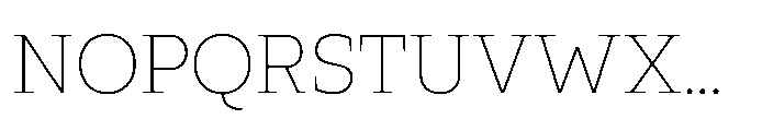 Ponent Light Lapidary Font UPPERCASE