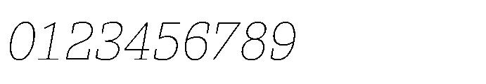 Ponent Light Serif Italic Font OTHER CHARS