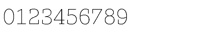 Ponent Light Font OTHER CHARS