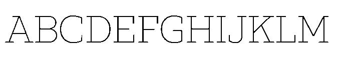 Ponent Light Font UPPERCASE