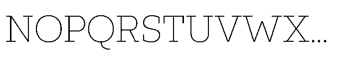 Ponent Light Font UPPERCASE