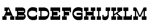 Ponent Regular Italienne Font UPPERCASE