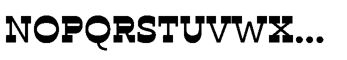 Ponent Regular Italienne Font UPPERCASE
